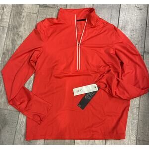 NWT Ideology Women’s XL 1/4 Zip Pullover Red Lightweight Activewear Athleisure